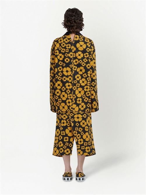 Floral print coat MARNI X CARHARTT | JKMA031290UTX001MFY70